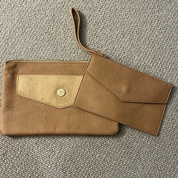 BOGO NWT Anthroplogie Shiraleah Arden Vegan Wristlet - Picture 4 of 13